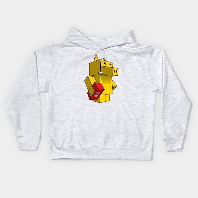 Brick and Smoke Kids Hoodie by meantibrann